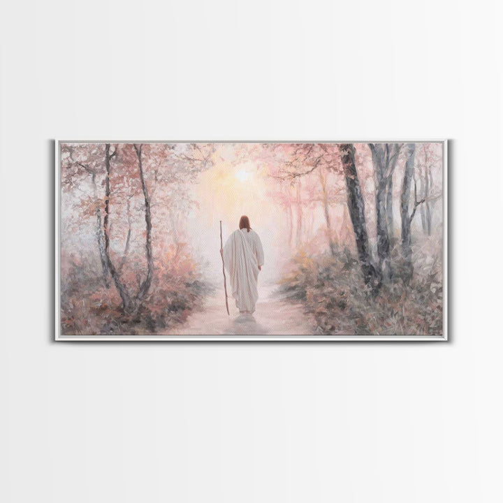 Path Of Mercy – Framed Canvas Print – Christian Wall Art – Christian Art Canvas – Jesus Painting