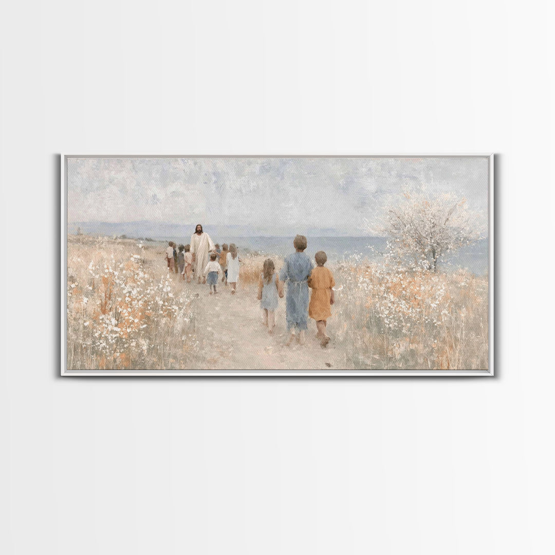 Springtime Hope – Framed Canvas Print – Christian Wall Art – Christian Art Canvas – Jesus Painting – Christian Decor – Christian Gift – Chr