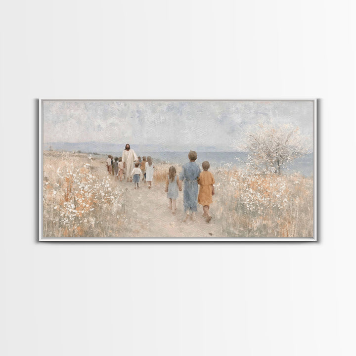 Springtime Hope – Framed Canvas Print – Christian Wall Art – Christian Art Canvas – Jesus Painting – Christian Decor – Christian Gift – Chr