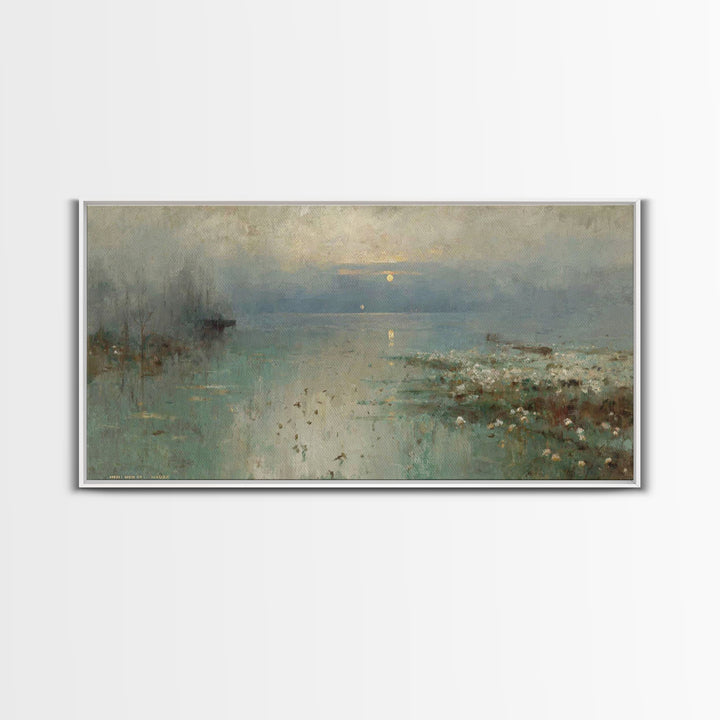 Sacred Horizon – Framed Canvas Print – Christian Wall Art – Christian Art Canvas – Subtle Christian Art – Christian Paintings – Christian G