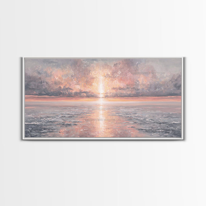 Eternal Light, Framed Canvas Print, Christian Wall Art, Christian Art Canvas, Christian Christmas Art, Christian Art Work, Christian Gift,