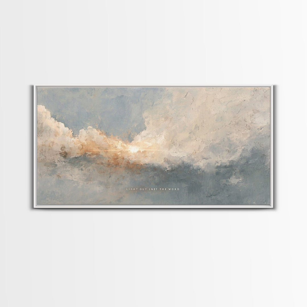 Heavenly Promise – Framed Canvas Print – Christian Wall Art – Christian Art Print – Christian Art Canvas – Christmas Wall Art – Christian G