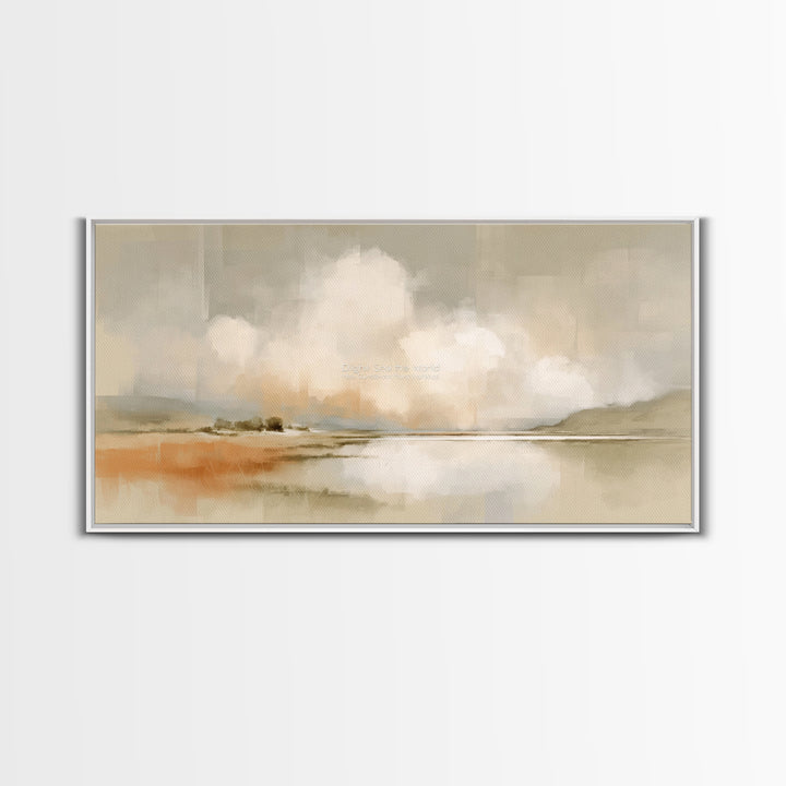 Peaceful Meadow | Framed Canvas Print | Christian Wall Art | Christian Art Canvas | Christian Art Print | Subtle Christian Paintings | Chri