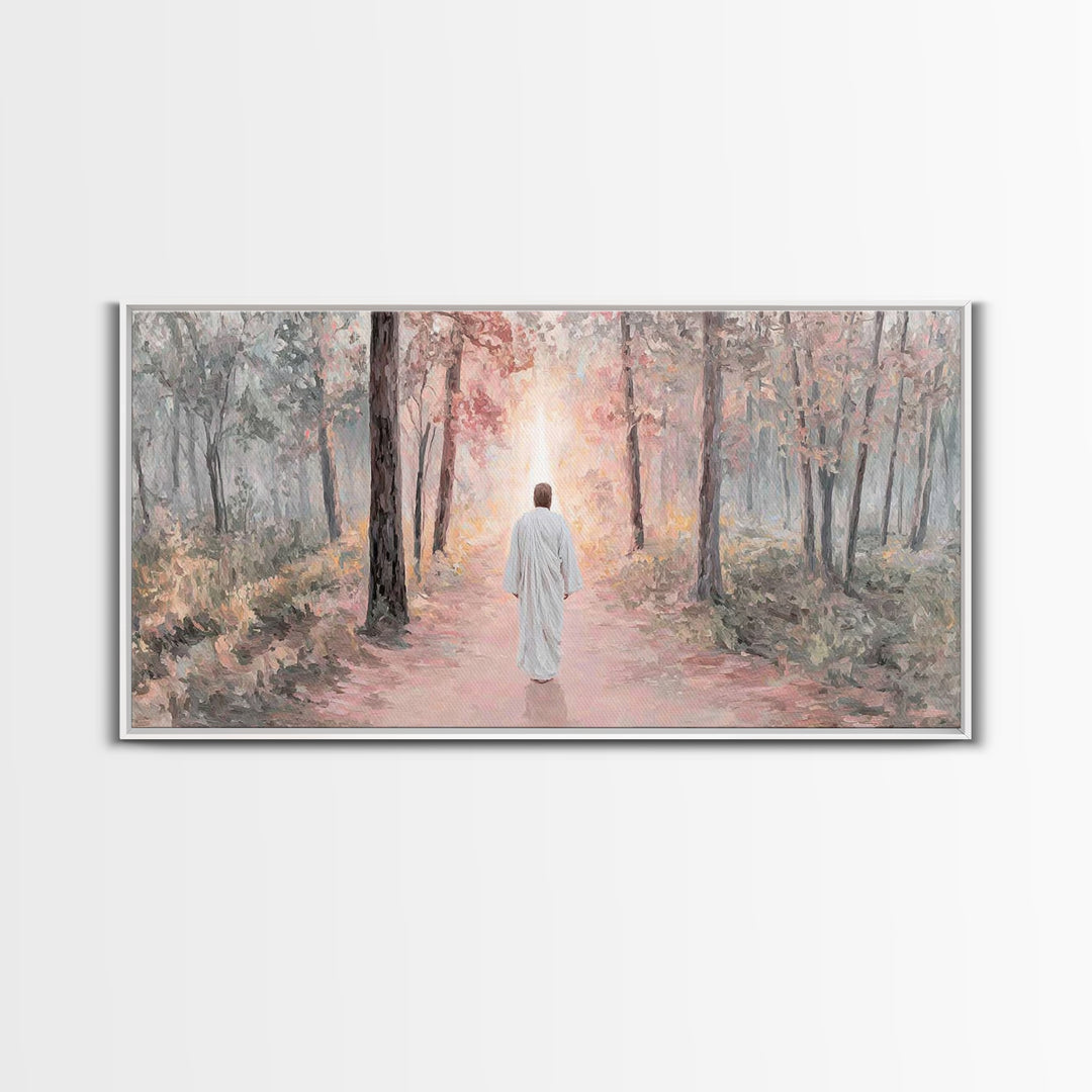 Light Of Dawn | Framed Canvas Print | Christian Art | Christian Art Canvas | Christian Painting | Christmas Art Prints