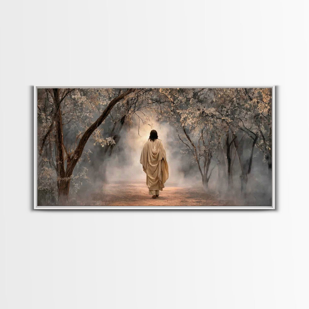 Blessed Journey | Framed Canvas Print | Christian Art Canvas | Christian Decor | Jesus Painting | Christian Gift Ideas