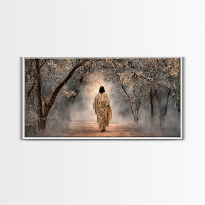 Blessed Journey | Framed Canvas Print | Christian Art Canvas | Christian Decor | Jesus Painting | Christian Gift Ideas
