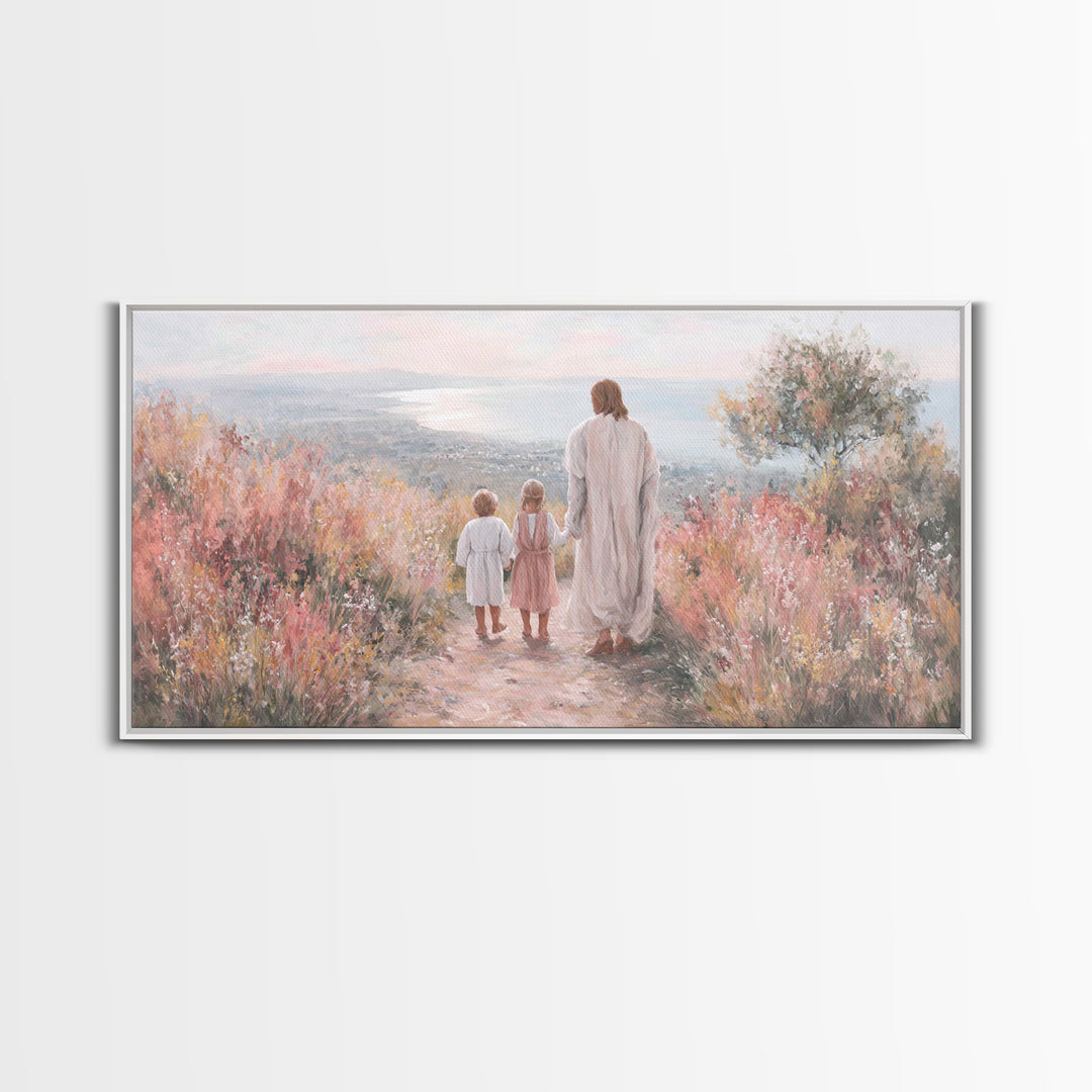 Morning Of Hope – Framed Canvas Print – Christian Art Canvas – Christian Art – Christian Wall Art – Jesus Painting – Christian Gift Ideas