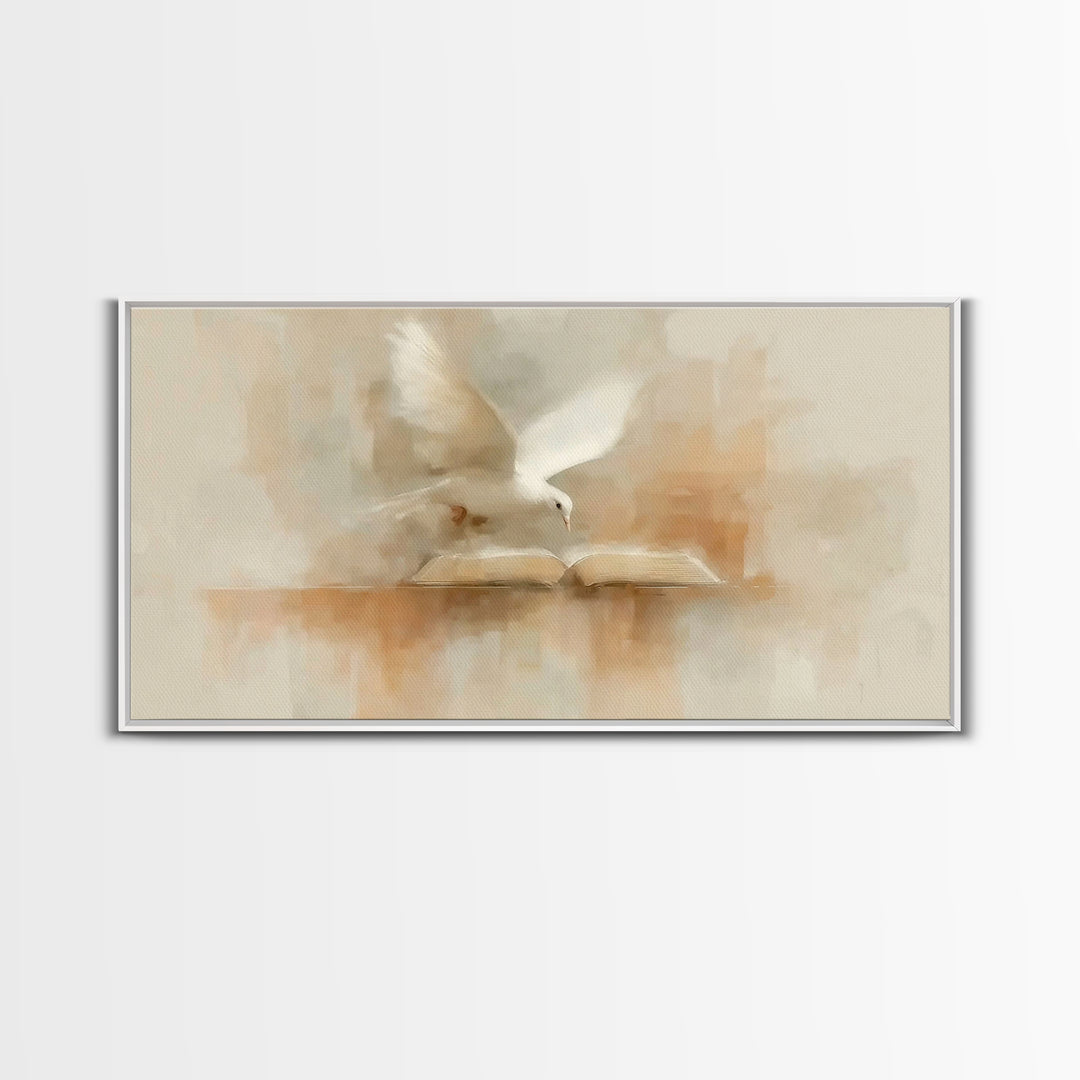 Graceful Promise, Framed Canvas Print, Christian Wall Art, Christian Art Canvas, Subtle Christian Art, Christian Decor, Modern Christian Pa