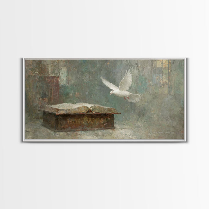 Morning Mercy – Framed Canvas Print – Christian Wall Art – Christian Art Canvas – Christmas Art – Christian Christmas Decor – Moody Christm