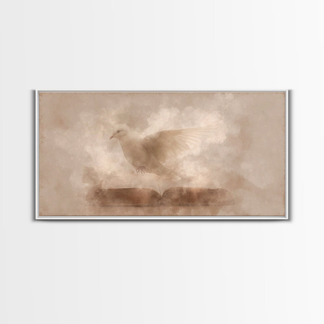 Winter Grace | Framed Canvas Print | Christian Wall Art | Christian Art Canvas | Christian Decoration | Subtle Christian Art | Christian Gi