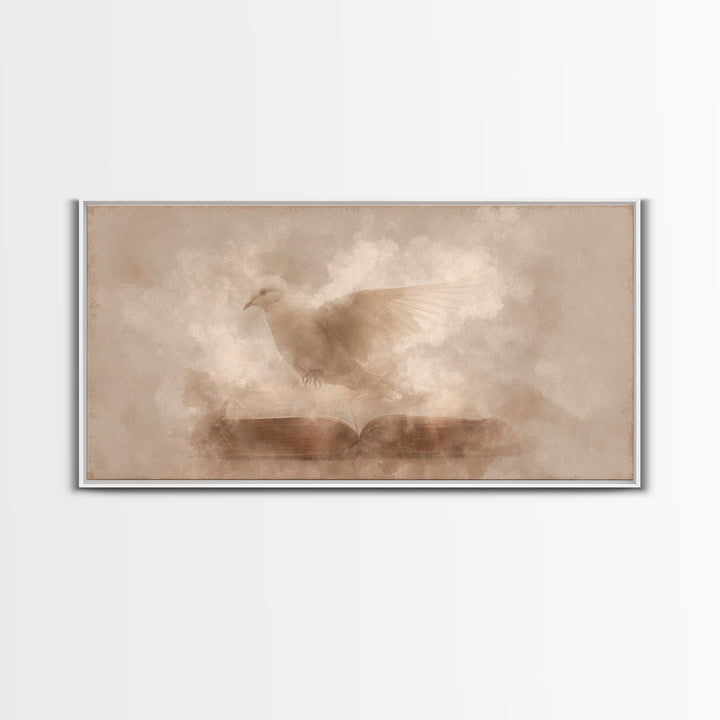 Winter Grace | Framed Canvas Print | Christian Wall Art | Christian Art Canvas | Christian Decoration | Subtle Christian Art | Christian Gi