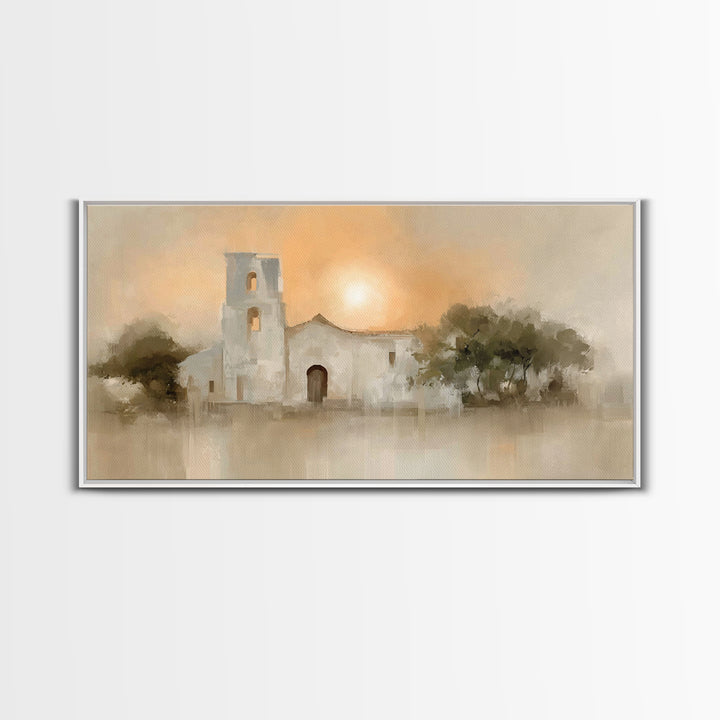 Sacred Mission – Framed Canvas Print – Christian Art Canvas – Christian Wall Art – Minimalist Christian Art – Christian Decor – Christmas A