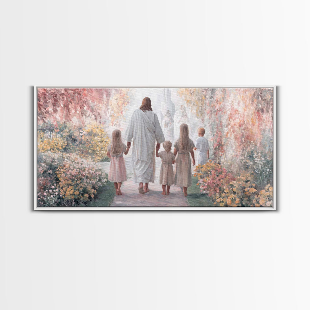 Starry Wonder – Framed Canvas Print – Christian Wall Art – Christmas Art – Christian Christmas Decor – Moody Christmas Art – Christian Art