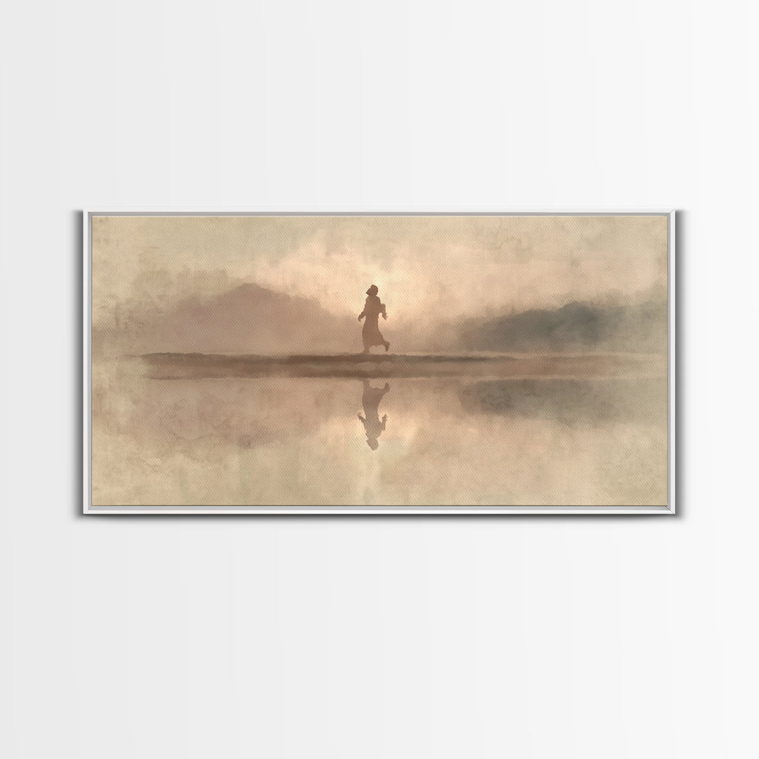 Radiant Dawn – Framed Canvas Print – Christian Art – Jesus Painting Canvas – Christmas Wall Art – Large Christian Painting – Christian Art
