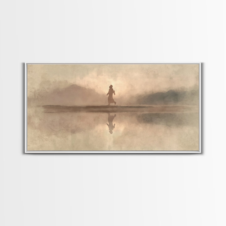 Radiant Dawn – Framed Canvas Print – Christian Art – Jesus Painting Canvas – Christmas Wall Art – Large Christian Painting – Christian Art