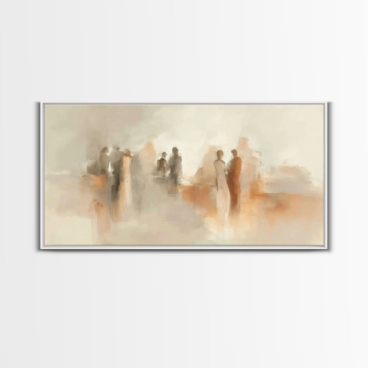 Gathered In Grace – Framed Canvas Print – Christian Wall Art – Christian Art Canvas – Modern Christian Art – Christian Painting