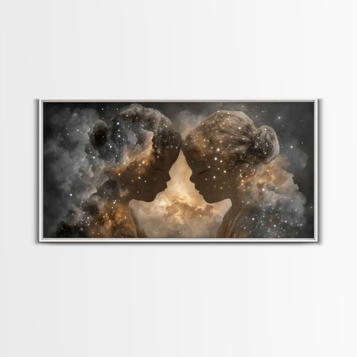 Starlit Innocence | Framed Canvas Print | Christian Art Print | Christian Wall Art | Unique Christian Art | Christian Gift Ideas