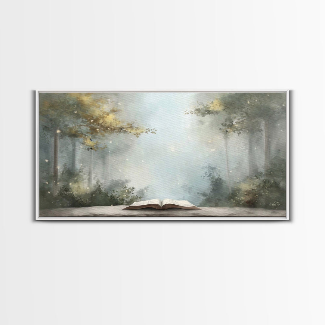 Sacred Passage - Framed Canvas Print - Christian Art Canvas - Christian Wall Art - Christian Painting - Christian Decor - Christian Art Gif