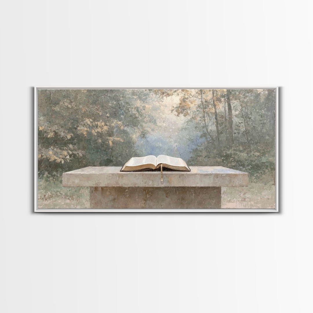 Garden of Grace - Framed Canvas Print - Christian Wall Art - Christian Art Canvas - Christian Painting - Large Christian Art - Christian Gi