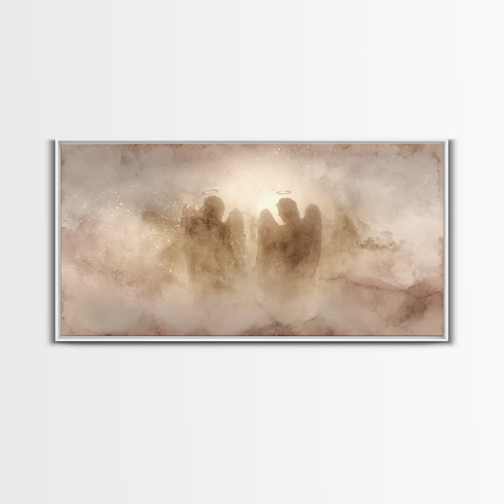 Hallowed Gathering – Framed Canvas Print – Christian Art Canvas – Christian Wall Art – Minimalist Christian Art – Christian Art Work – Chri