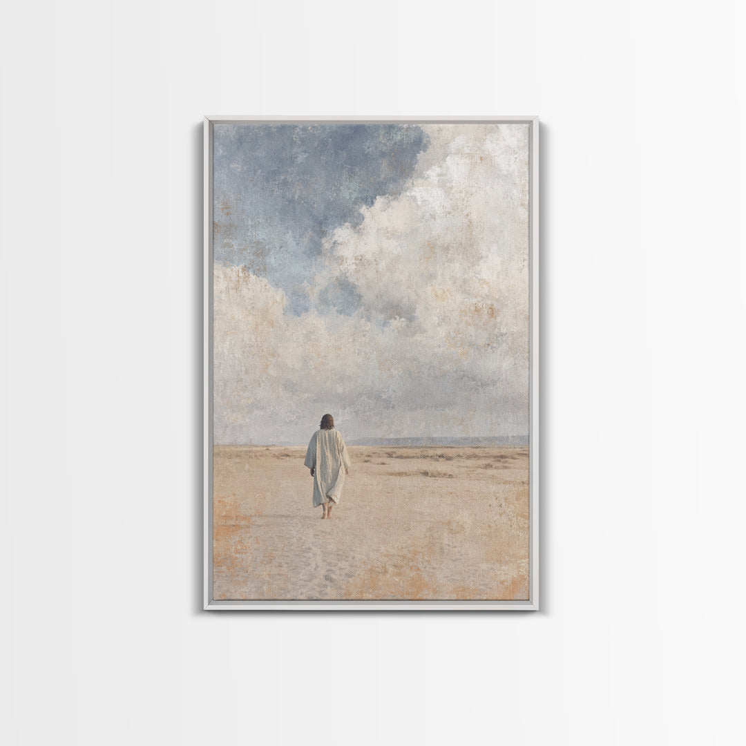Boundless Grace, Framed Canvas Print, Christian Wall Art, Christian Art Canvas, Jesus Painting, Modern Christian Art, Christian Gift Ideas
