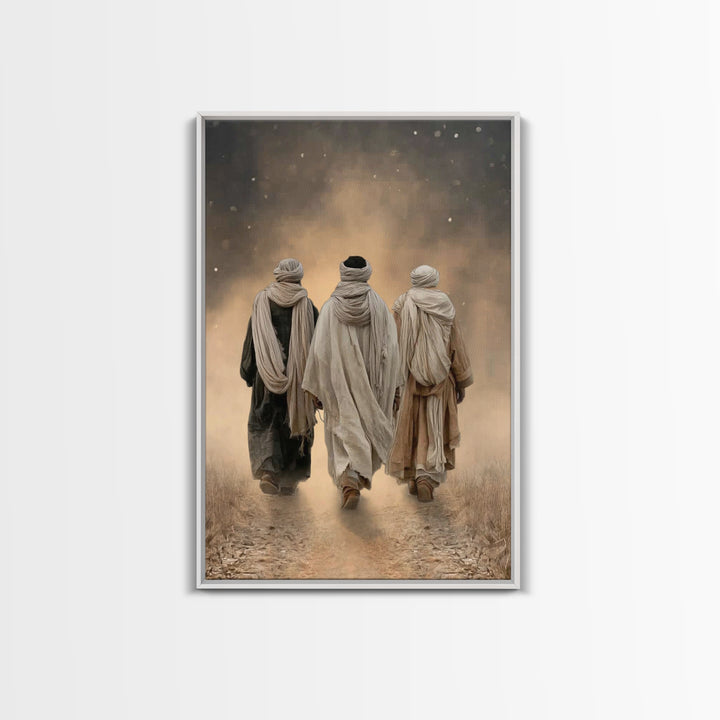 Sacred Journey – Framed Canvas Print – Christian Wall Art – Christian Art Canvas – Christian Paintings – Christian Gift – Vintage Christian