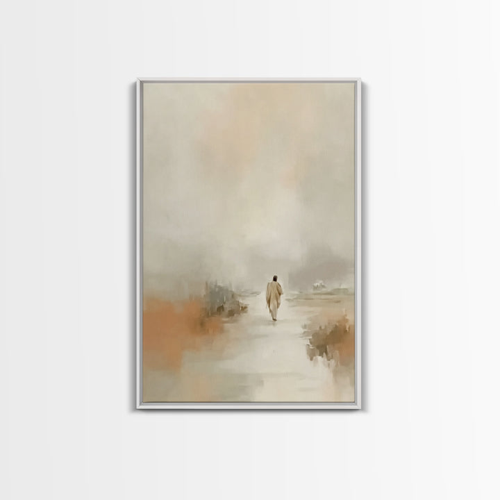 Desert Grace | Framed Canvas Print | Christian Art Canvas | Christian Wall Art | Jesus Painting | Minimalist Christian Art | Christian Chri