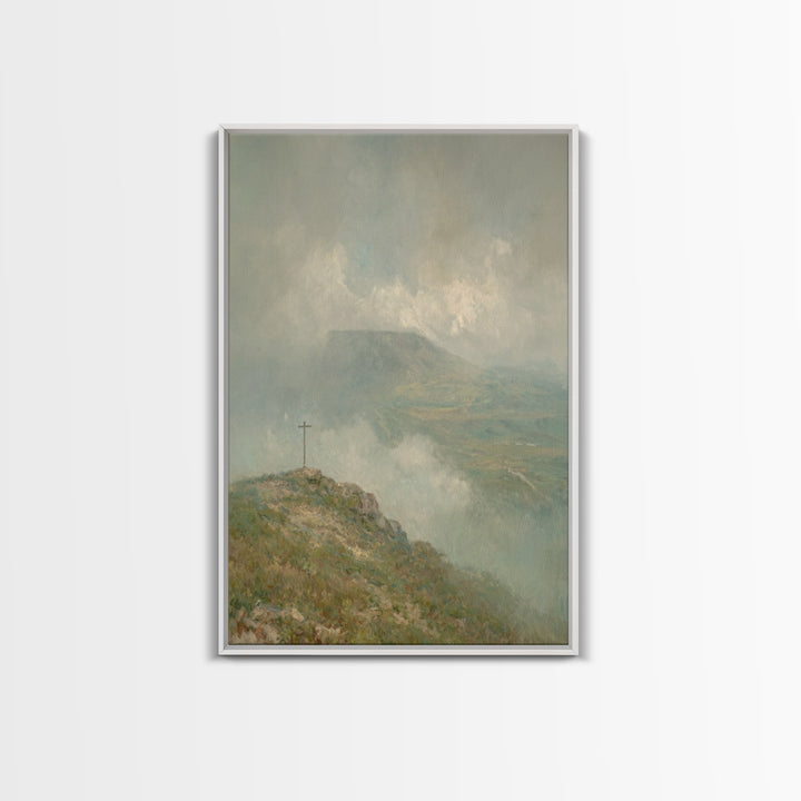 Summit Of Grace – Framed Canvas Print – Christian Wall Art – Christian Art Canvas – Jesus Painting – Christian Christmas Art – Christian De