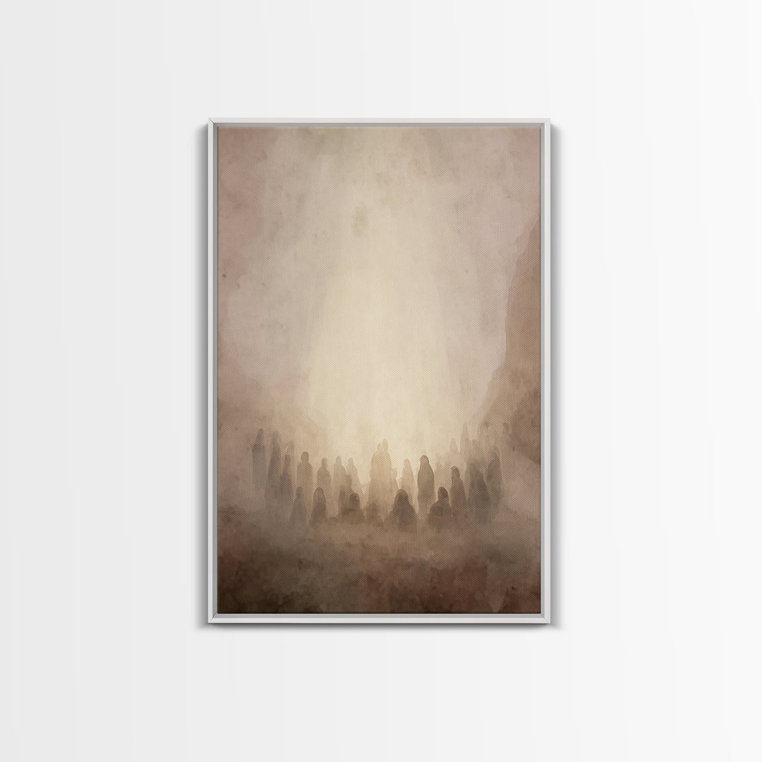 Valley Of Glory – Framed Canvas Print – Christian Wall Art – Christian Art Canvas – Subtle Christian Art – Christian Paintings – Christian