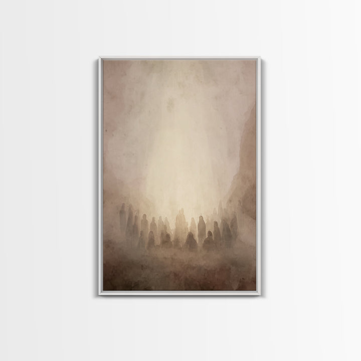 Valley Of Glory – Framed Canvas Print – Christian Wall Art – Christian Art Canvas – Subtle Christian Art – Christian Paintings – Christian