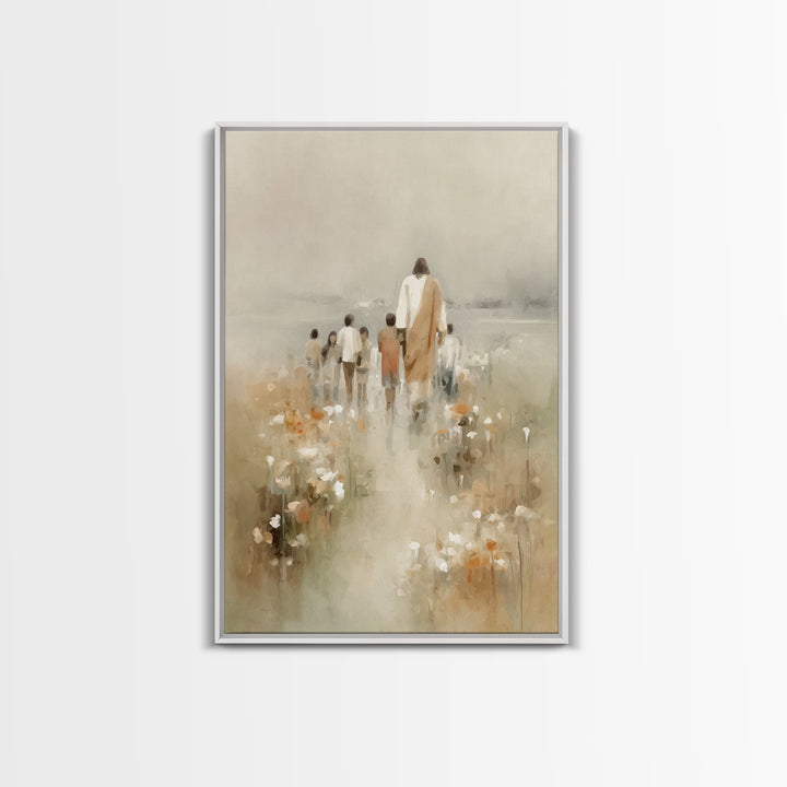 Pathway Of Grace – Framed Canvas Print – Christian Wall Art – Christian Art Canvas – Jesus Painting – Christian Art – Christian Decor