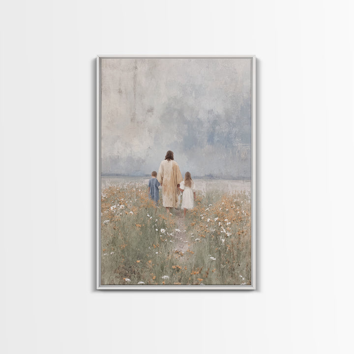 Promise Of Peace – Framed Canvas Print – Christian Wall Art – Christian Art Canvas – Christian Art – Jesus Painting – Christian Decor