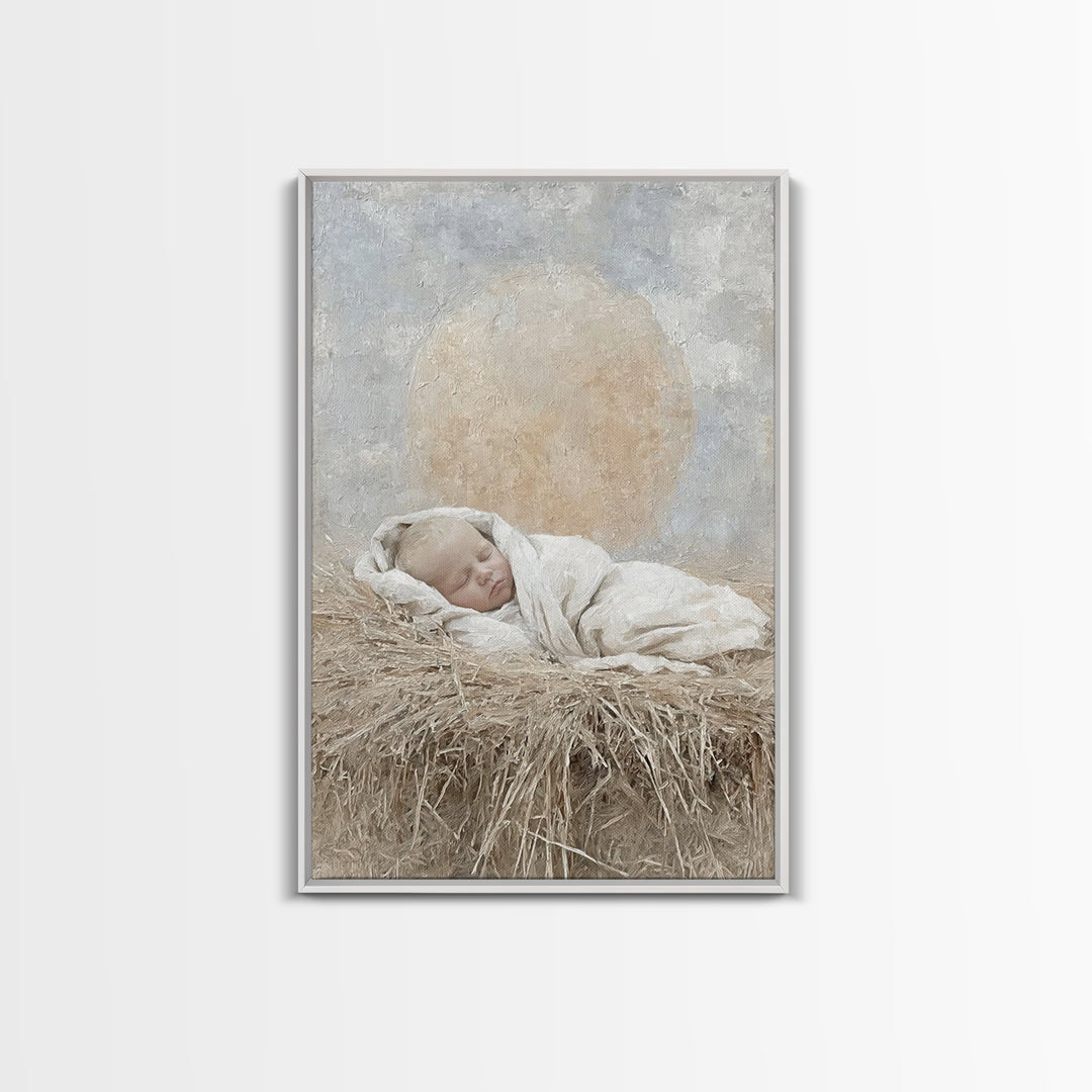 Holy Dawn Light – Framed Canvas Print – Christian Art – Jesus Painting – Christian Wall Art – Christian Art Canvas – Christian Decor