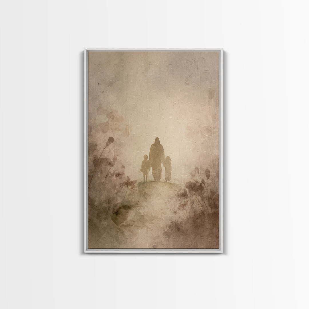 Valley Of Grace – Framed Canvas Print – Christian Art Canvas – Christian Wall Art – Jesus Painting – Christian Gift – Modern Christian Art