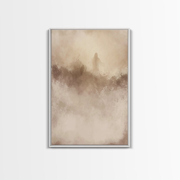 Path Of Glory, Framed Canvas Print, Christian Art Canvas, Jesus Art Print, Modern Christian Art, Christian Decor For Home, Christmas TV Art