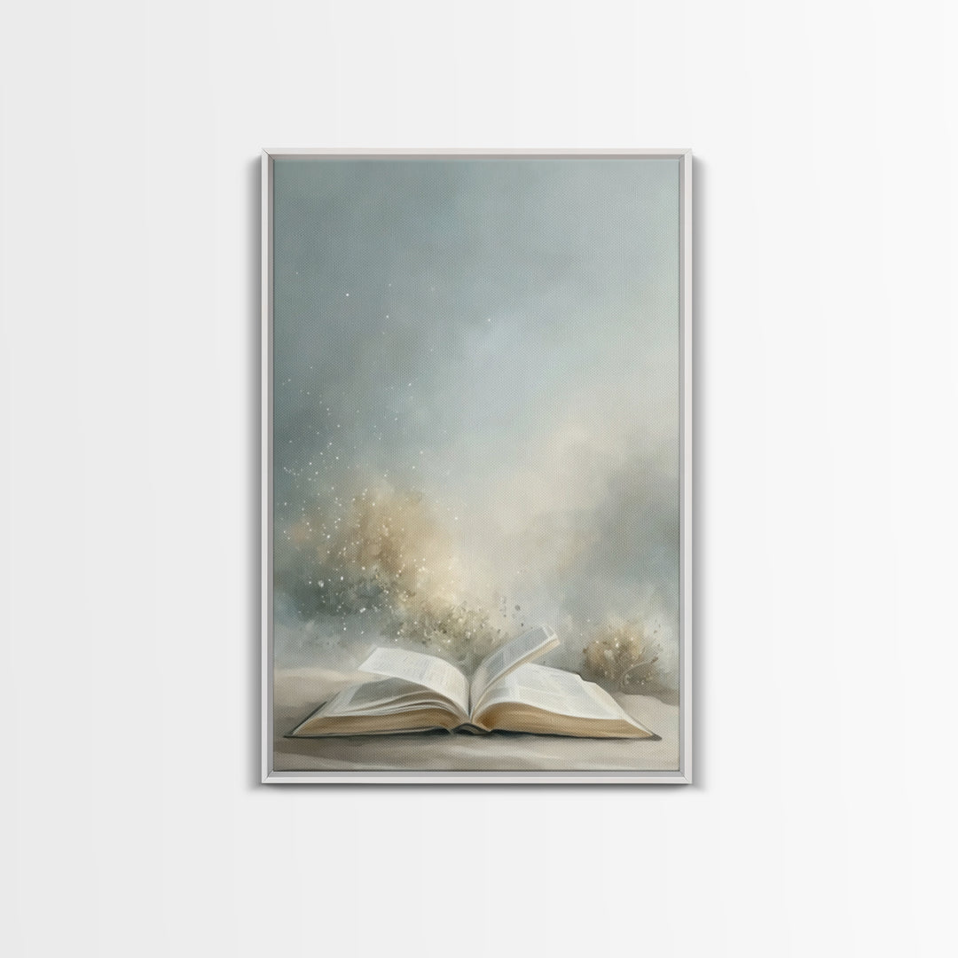 Dawn Of Revelation – Framed Canvas Print – Christian Art Canvas – Christian Wall Art – Jesus Painting – Christian Christmas Art – Christian