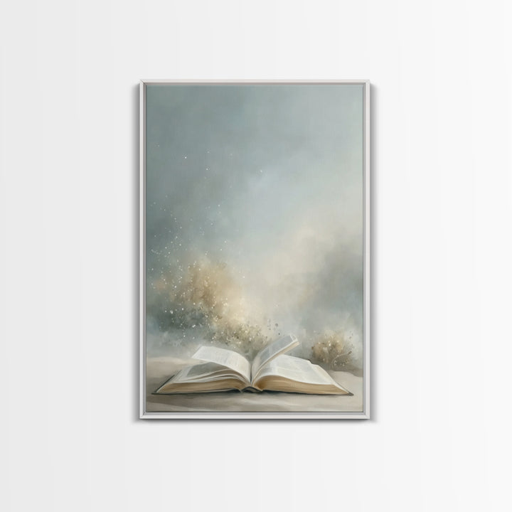 Dawn Of Revelation – Framed Canvas Print – Christian Art Canvas – Christian Wall Art – Jesus Painting – Christian Christmas Art – Christian