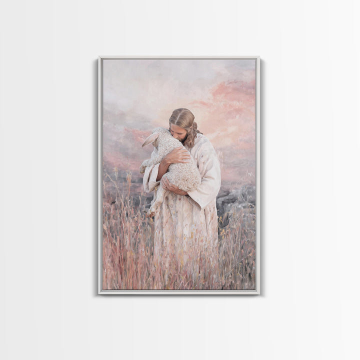 Harbor Of Tenderness – Framed Canvas Print – Christian Christmas Art – Jesus Painting – Christian Art Canvas – Christian Wall Art – Modern