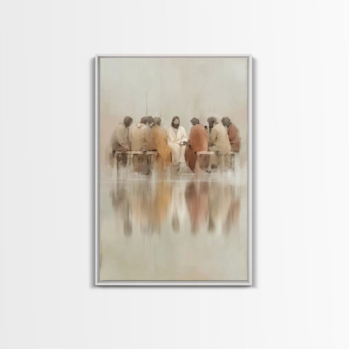 Empty Tomb Light, Framed Canvas Print, Christian Wall Art, Christian Art Canvas, Christian Painting, Christian Gift, Minimalist Christian A