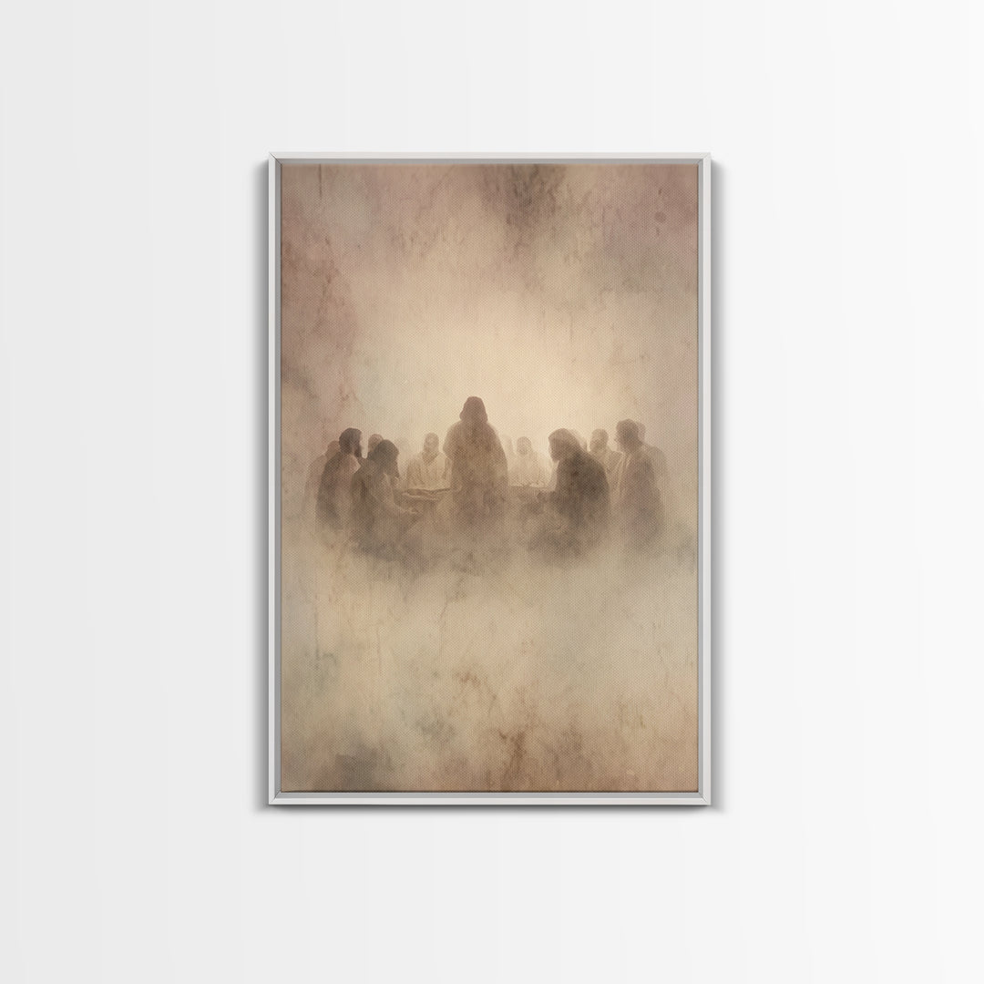 Transfigured Radiance, Framed Canvas Print, Christian Art Canvas, Christian Wall Art, Jesus Painting, Christian Art, Christian Decor, Moody