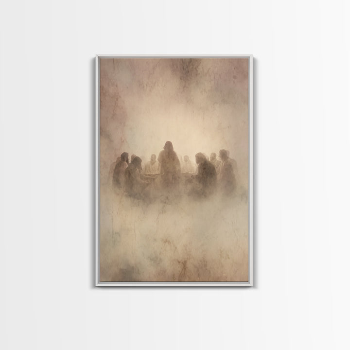 Transfigured Radiance, Framed Canvas Print, Christian Art Canvas, Christian Wall Art, Jesus Painting, Christian Art, Christian Decor, Moody