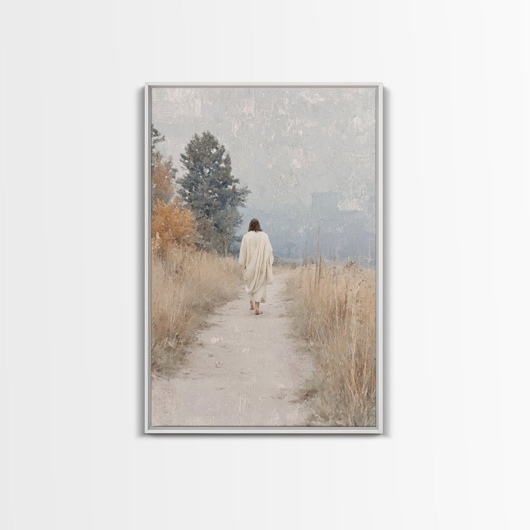 Garden Of Hope – Framed Canvas Print – Christian Wall Art – Christian Art Canvas – Jesus Painting – Christian Art Print – Christian Gift