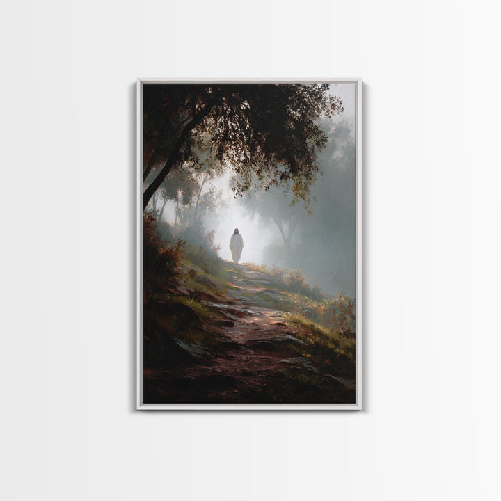 Autumn Blessing – Framed Canvas Print – Jesus Painting – Christian Art Canvas – Christian Wall Art – Subtle Christian Art – Christian Decor