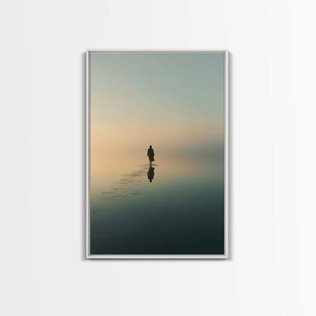Dawn Of Mercy | Framed Canvas Print | Christian Art Canvas | Christian Wall Art | Jesus Painting | Modern Christian Art | Christian Gift Id