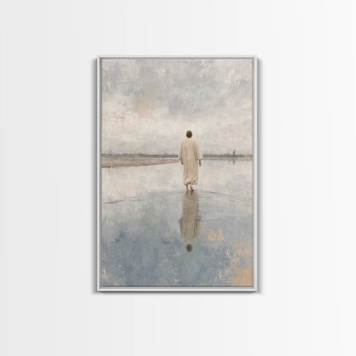 Desert Promise | Framed Canvas Print | Christian Art Canvas | Christian Wall Art | Jesus Painting | Subtle Christian Art