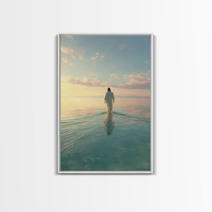 Morning Glory - Framed Canvas Print - Christian Wall Art - Christian Art Canvas - Jesus Painting - Modern Christian Art