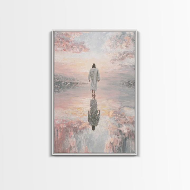 Radiant Horizon - Framed Canvas Print - Jesus Painting - Christian Art Canvas - Christian Wall Art - Christian Christmas Art