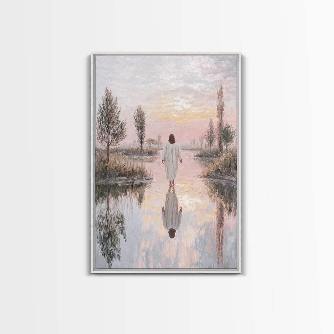 Path Of Renewal – Framed Canvas Print – Christian Wall Art – Jesus Art Print – Christian Art Canvas – Modern Christian Art – Christian Gift