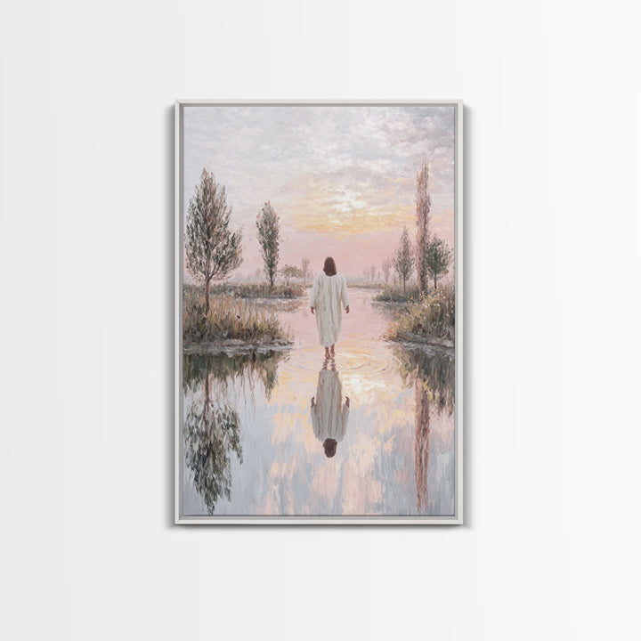 Path Of Renewal – Framed Canvas Print – Christian Wall Art – Jesus Art Print – Christian Art Canvas – Modern Christian Art – Christian Gift