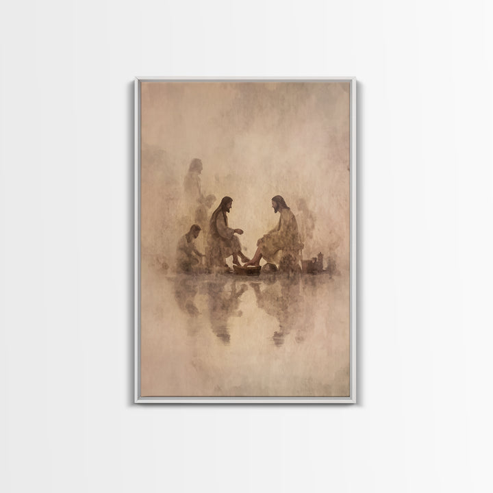 Wellspring Of Mercy, Framed Canvas Print, Christian Wall Art, Jesus Painting Canvas, Christian Art Canvas, Christian Decor For Home, Modern